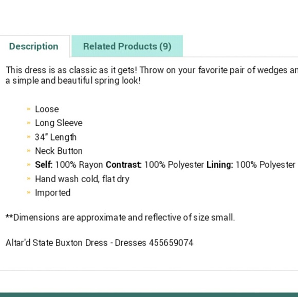 Altar'd State Buxton Lace Dress - Picture 8 of 8